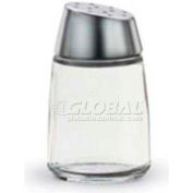 Vollrath® Traex Continental Collection Salt & Pepper Shakers, 802-12, Chrome Top, 2 Oz, qté par paquet : 12