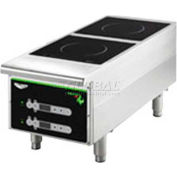 Vollrath® Cayenne Heavy-Duty Induction Hot Plate, 912HIMC, Dual-Hob Manual, 12"X13-5/8"X30"