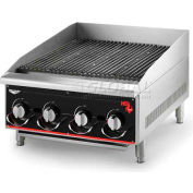 Vollrath® Cayenne 24" Radiant/Lava Rock Charbroilers, 924CG, 4 Burner, 80000 BTU