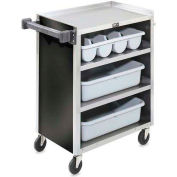 Vollrath® 97180, 4 shelf bussing cart, capacité de 300 Lb, roulettes 3-1/2 »