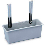 Vollrath® Silver Bin, 97280, Gray, 15-1/2 » X 6-3/8 » X 6-1/2 », qté par paquet : 6