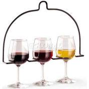 Vollrath® Inline Wire Flight Caddy, WR-1028-06, Hold 3 Glasses, 11-1/8" X 7-5/8"