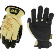 Mechanix Wear Heat Resistant Flame Resistant Leather Gloves, Black, Medium, 1 Pair