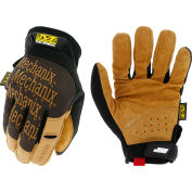 Mechanix porte des gants en cuir originaux ®. Marron/Noir, Petit, 1 Paires