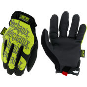 Mechanix Porte des gants de travail originaux ® haute visibilité, larges, 1 paires