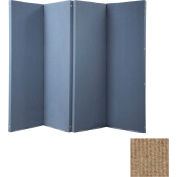 VersiFold Portable Acoustical Partition, 8' x 6'6", Beige