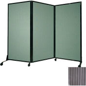 Panneau de partition acoustique portable, AWRD 70"x8'4" Avec Casters, Gray