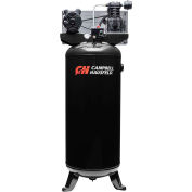 Campbell Hausfeld® VT6395, 3.7HP, Single-Stage Comp, 60 Gal, Vert., 135 PSI, 10.2CFM, 1PH 230V