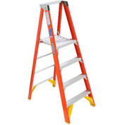 Werner P6206CA - 6' Grade 1A Fiberglass Platform Step Ladder, 300 lb. Capacity