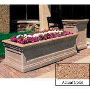 Wausau TF4239 Rectangular Outdoor Planter - Weatherstone Sand 48x24x20