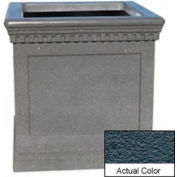 Wausau TF4242 Square Outdoor Planter - Weatherstone Charcoal 36x36x36