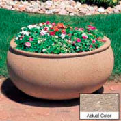 Wausau TF4340 jardinière extérieure ovale - Weatherstone Buff 36 x 30 x 18