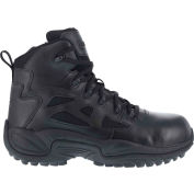 Stealth 6" botte Reebok® RB8674 hommes avec fermeture éclair latérale, noir, taille 7,5 W