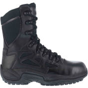 Furtif 8874" botte Reebok® RB8 hommes avec fermeture éclair latérale, noir, taille M 7