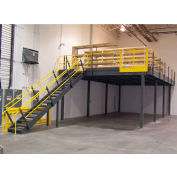 Wildeck® Industrial Steel Mezzanine 16'L x 11'D x 10'H Dégagement
