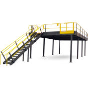 Wildeck® Industrial Steel Mezzanine 16'L x 21' - 7"P x 10'H Dégagement