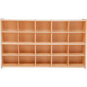 20 Tray Cubby Storage, Unassembled w/o Trays, 46-3/4"W x 12"D x 27-1/4"H
