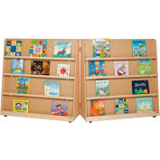 Wood Designs™ Folding Double Sided Book Display 48"H