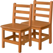 Wood Designs™ 13" Seat Height Hardwood Chair, Carton of Two