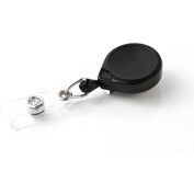 KEY-BAK MINI-BAK HD-ID Retractable Key Reel with 24" Nylon Cord Steel Belt Clip
