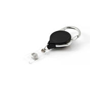 KEY-BAK RETRACT-A-BADGE ID Carabiner and Belt Clip 5-Pack Retractable Key Reel with 36" Cord