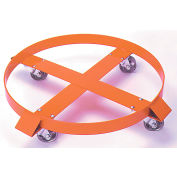 Wesco® Drum Dolly For 85 Gallon Drum, Hard Rubber Wheels, 900 lb. Capacity
