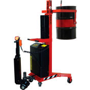 Wesco® Power Drive Drum Lift & Manual Tilter 240130 for 55 Gallon Drums - 800 Lb. Capacity