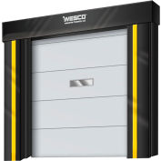 Wesco® Dock Door Seal 276054 Heavy Duty 40 oz 8'W x 10'H 10" Projection - Black