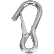 Whitecap 4-1/16" Long Spring Hook, Galvanized Steel - S-4043