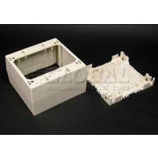 Boîte de Wiremold Wh-2344-2 2-Gang appareil Extra profond, blanc, 4-3/4" L