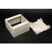 Wiremold 2344-Wh 1-boîte appareil Extra profond, blanc, 4-3/4" L