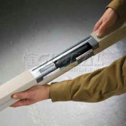 Wiremold 25DTC-4 Two Channel Pole, W/O Receptacles, (2) 8" Removable Communications Covers, 10'5"L