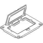 Wiremold 828gfitcal étage boîte couvercle de la prise de Gfi, aluminium, qté par paquet : 10