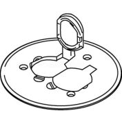 Wiremold 895p-Al Floor Bx Dplx Cvr. Plate W/Flip Lids, For Carpet/Tile, Alum. Polycarb - Pkg Qty 8