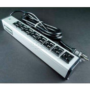 Wiremold Power Strip, 8 Points de vente, 15A, 13"L, 6' Cord