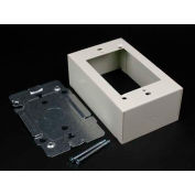 Wiremold V2448 Switch & Receptacle Box 1-Gang W/Extension Base Ko, 4-5/8"L