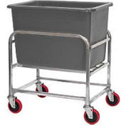 Winholt Aluminum Bulk Mover 6 Bushel 30-6-A/GY with Gray Tub, 33"L x 24"W x 36"H