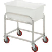 Winholt Aluminum Bulk Mover 3 Bushel BLC-1 with White Tub, 30"L x 19"W x 32"H