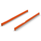 Husky Rack & Wire Pallet Rack Teardrop Beam - 96"L, 4 190 Cap Per/Pair (2 PCS)