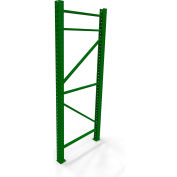 Husky Rack - Wire Pallet Rack Teardrop Upright Frame - 42"D x 144"H