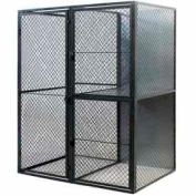Husky Rack & Wire Tenant Locker Single Tier Starter Unit 4' W x 5' D x 7'-6" Tall