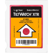 SpotSee™ TiltWatch® indicateur d’inclinaison XTR avec mécanisme anti-vibration, 100/Box
