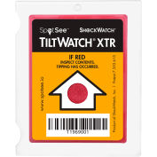 SpotSee™ TiltWatch® indicateur d’inclinaison XTR w / mécanisme anti-vibration, 100 / Box