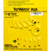 SpotSee TiltWatch® Plus Tilt Indicator for Degree of Tilt or Complete Overturn, 50/Box