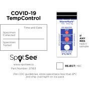 SpotSee™ WarmMark® COVID-19 Cartes de contrôle de la température à usage unique, 100/Box
