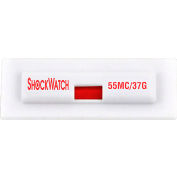 SpotSee ShockWatch® MiniClip Single Tube Impact Indicators, 100G Range, 100/Box