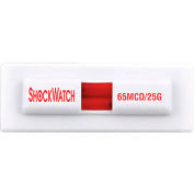 SpotSee™ ShockWatch® MiniClip Double Tube Impact Indicators, 65G Range, 100/Box