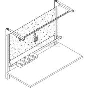WSI PB Series Overhead Tool Trolley W / Hanger, 72 « L x 2 « D, Noir