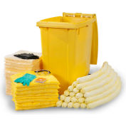 Trousse pour renversements de matières dangereuses DASH sur roulette de 90 gallon ESP