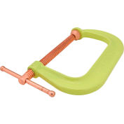 Wilton 20487 Model H412CS 0-12" Opening 5-3/4" Throat Depth Spark-Duty Drop Forged Hi-Vis C-Clamp
